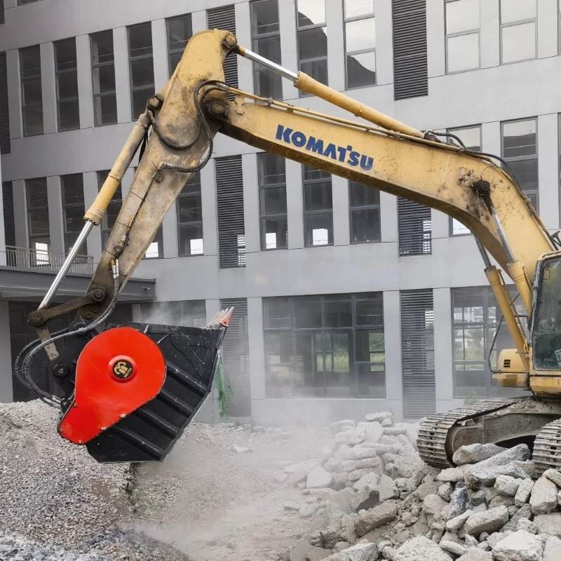 Excavator Jaw Crusher Bucket